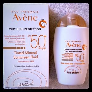 Eau Thermale Avene tinted mineral sunscreen SPF 50